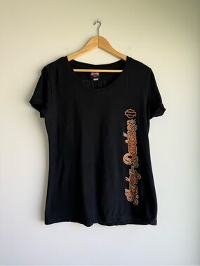 Harley-Davidson Black HH Australia Graphic Tee Women’s Large